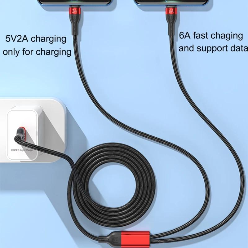 150cm USB Type-C 1 2  ̺ ޴ȭ, º е USBC ڵ  Ŀ 66W
